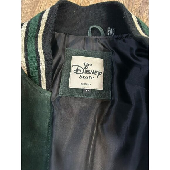 Vintage Disney Store Green Varsity Jacket Tigger 1968 Logo & Embroidery Zip M - Picture 7 of 10
